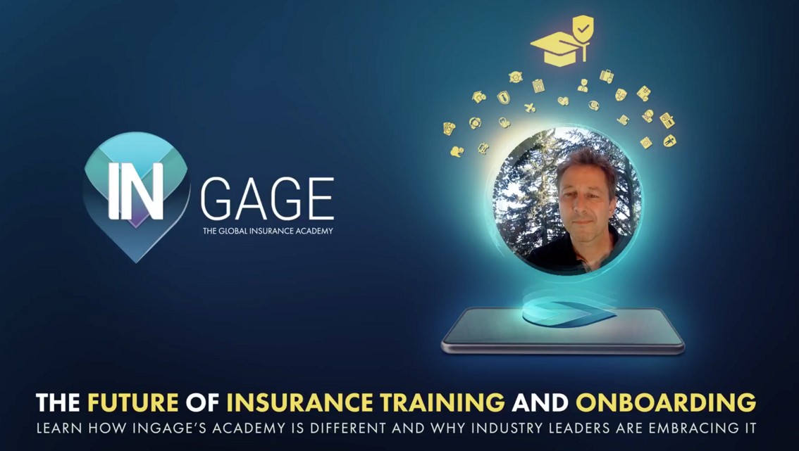 Creating an online course with INGAGE’s Wizard thanks to a mind map.