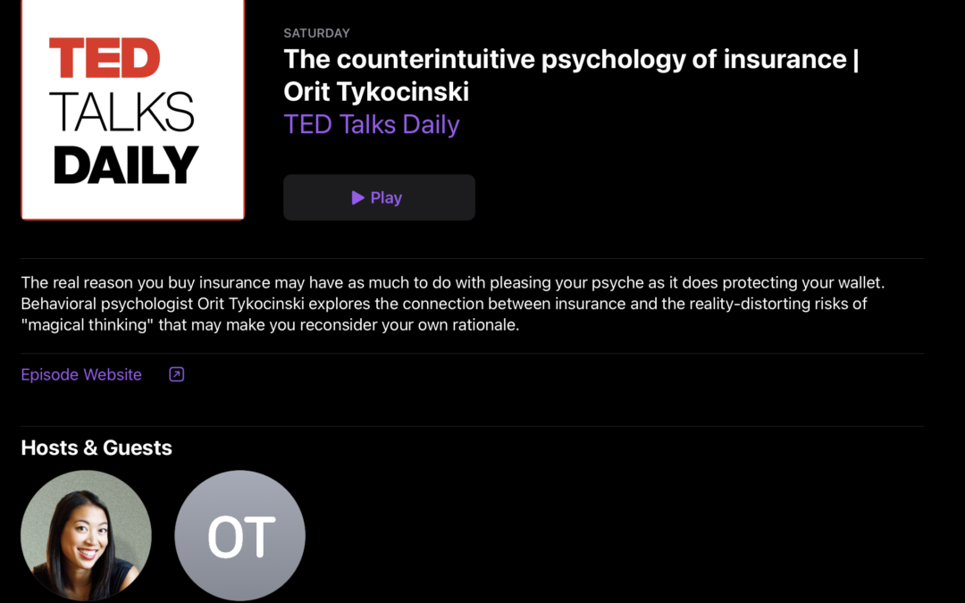 The counterintuitive psychology of insurance