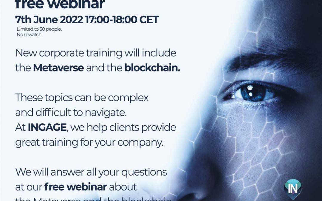 INGAGE Webinar on the Future of Learning with the Metaverse and the Blockchain (2)
