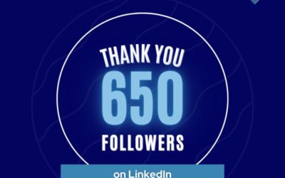 650 followers on LinkedIn