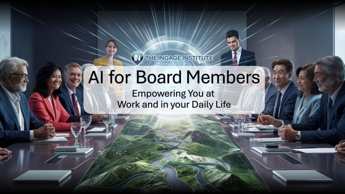 AI courses from INGAGE for members of the Board of Directors